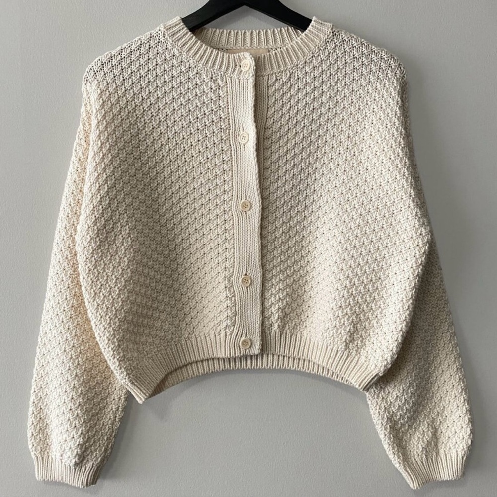 Gillian Steven’s Organic Cotton Dawes Caridgan